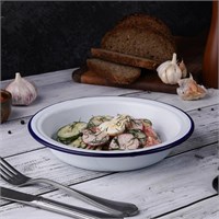 Тарелка,салатник эмалированный d=20 h=4 см, 