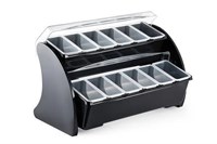 Контейнер для фруктов,специй,украшений,2-х ярусный,8 отделений,пластиковый корпус, P.L. - BarWare 81222511