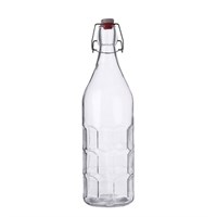 Бутылка прозрачная с крышкой 1 л, стекло, P.L. Proff Cuisine 81280464