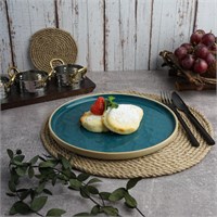 Тарелка с бортом Blue Taiga d=23,4 см, h=1,7 см, P.L. Proff Cuisine 81270215