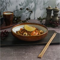 Тарелка глубокая d=20см, h=5,3 см, V=800мл, фарфор 