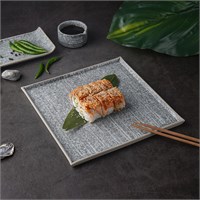 Тарелка квадратная 24,5*24,5 см, Stone Untouched Taiga, P.L. Proff Cuisine 81221856