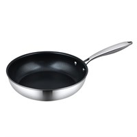 Сковорода 26 см, h 4,5 см New Kitchen нерж. с антиприг. покр.3-х слойная ИНДУКЦИЯ P.L. Proff Cuisine 81280093