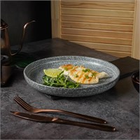 Тарелка с бортом с покрытием 950 мл, 25,5*3,2 см, Glossy Stone Untouched Taiga, P.L. Proff Cuisine 81221902