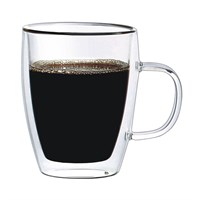 Набор кружек 2шт*270 мл, термостойкое стекло, двойные стенки, P.L. 81223942