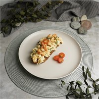 Тарелка с бортом d=30 cм,фарфор 