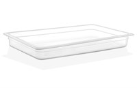 Гастроемкость 1/1 h= 65 мм. 530*325 мм. 6 л. поликарб. прозрачная GP /1/ 79751