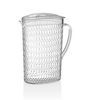 Кувшин 2,2 л. h=240 мм. с крышкой Даймонд, поликарбонат прозрачн. GP /1/12/ ВДОХНОВЕНИЕ 80017