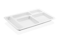Поднос 360*245 мм. с 5 отделениями, 230 гр., поликарбонат GP /1/25/ 79989