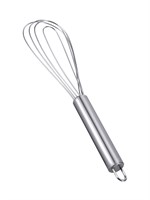 Венчик 25,5 см. нерж. 4 спицы, толщина спицы 1 мм., плоский /1/144/ 77012