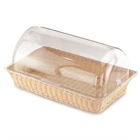 Корзина для хлеба и выкладки 52*32 см h9,5 см с откидной Roll-top крышкой ротанг, P.L. Proff Cuisine 81222715