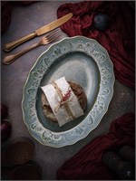 Блюдо овальное 37x27,6 см h 5 см, фарфор, Vintage CDF VN 09