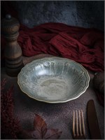 Салатник 750 мл, d 23 см h 5,4 см, фарфор, Vintage CDF VN 07