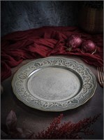 Тарелка мелкая d 26 см h 2,5 см, фарфор, Vintage CDF VN 03