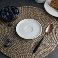 Блюдце для чайных чашек (81229915/81229916) 15 см, фарфор 