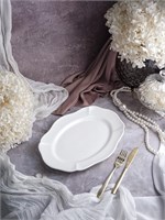 Блюдо овальное 25,4x17,9 см h 3 см, фарфор, Grazia CDF GR21