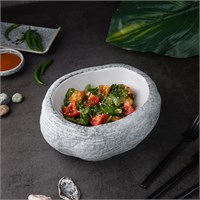 Блюдо/салатник 600мл.22,5*18,5cм, h=9,5cм,серия 