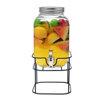 Диспенсер д/напитков(лимонадник),стеклянный с краном на мет. подставке, 4 л, P.L. - Proff Cuisine 81269700