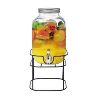 Диспенсер д/напитков(лимонадник),стеклянный с краном на мет.подставке, 5 л, P.L. - Proff Cuisine 81269701