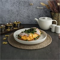 Тарелка c бортом 23 см, фарфор 