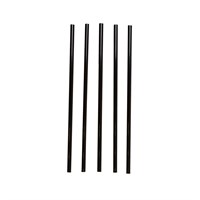 Трубочки для коктейля без изгиба черные, 24*6,5мм, 250 шт 81006406