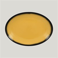 Блюдо овальное RAK Porcelain LEA Yellow 36 см (желтый цвет) 81223404