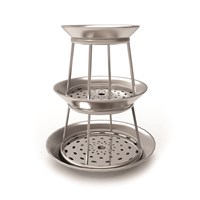 Станция для подачи морепродуктов 3-х ярусная 40*40*50 см  P.L.--Hotelware 81241217