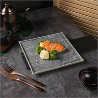 Тарелка квадратная  с покрытием 24,5*24,5 см, Glossy Stone Untouched Taiga, P.L. Proff Cuisine 81221905