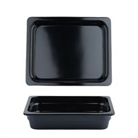 Гастроемкость меламиновая, черная 1/2-h 6.5см   P.L. 81222613