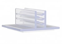 Ценникодержатель захват самоклеящийся 25 мм набор 20 шт кл039