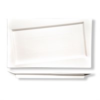 Блюдо прямоугольное со смещенным дном 30,5*18 см, P.L. Proff Cuisine 99000082