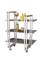 Тележка сервировочная,нержавеющая сталь 80*50*113 см.  P.L.--Hotelware 81241279