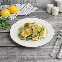 Тарелка круглая 25 см,фарфор 