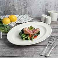 Блюдо овальное 36*26 см,фарфор 