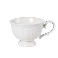 Чашка чайная 200 мл+блюдце 17 см, фарфор 