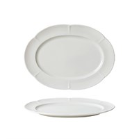 Блюдо овальное 30 см, фарфор 