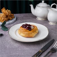 Тарелка 21 см, фарфор, 