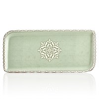 Блюдо прямоугольное l=35*16 cм,фарфор,серия 