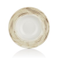 Тарелка д/пасты гастро d=25см, 400мл, фарфор, 