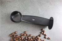 Ложка для дозирования и трамбовки с темпером 25 мл 4,5*16 см черная пластик  P.L. Proff Coffee 81280423