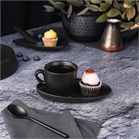 Чашка с блюдцем Black Raw Stellar Espresso 100 мл, P.L. Proff Cuisine 81223143