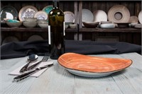 Тарелка Fusion Brown Shore 26,5*22 см, P.L. Proff Cuisine 81223211