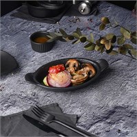 Блюдо для подачи и запекания  Black Raw Steller 18,5*12,5*3,5 см, P.L. Proff Cuisine 81223454