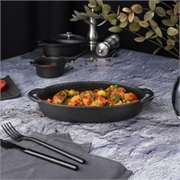 Блюдо для подачи и запекания  Black Raw Steller 22,5*15*4 см, P.L. Proff Cuisine 81223455