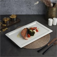 Блюдо прямоугольное 32*20 см, h=2.1см, фарфор 