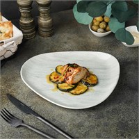 Тарелка мелкая 26*22,5 см,фарфор,серия 