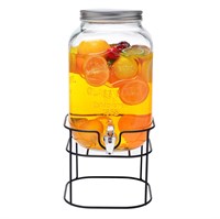 Диспенсер д/напитков(лимонадник),стеклянный с краном на мет.подставке, 8 л, P.L. - Proff Cuisine 81269702