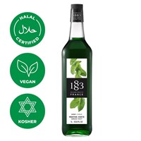 Сироп 1883 Maison Routin Зеленая мята (Green Mint), 1 л, стекло 81230049
