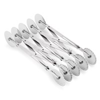 Нож роликовый для теста раздвижной,двойной, нержавейка, P.L. 81240886