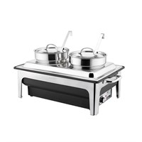 Мармит электрический,каши,суп, 2 отделения по 4 литра, P.L. Proff Cuisine 92001521